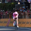 VIDEO | Giro d’Italia: Tadej Pogacar  kasvatas temposõiduga konkurentide ees edu