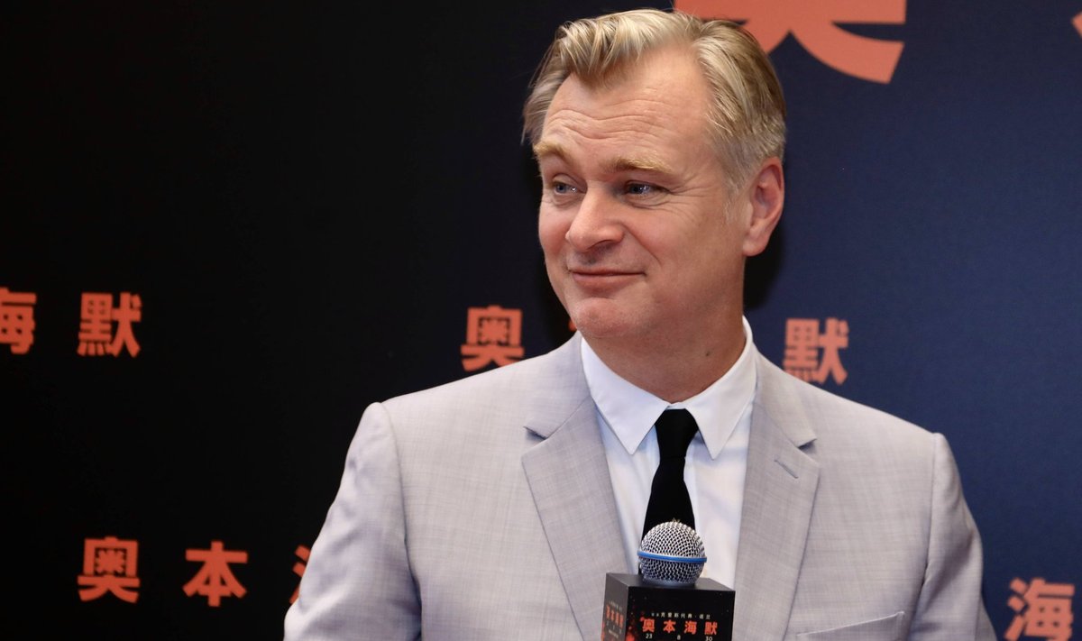 BEIJING, CHINA - AUGUST 22: Director Christopher Nolan attends Oppenheimer premiere on August 22, 2023 in Beijing, China