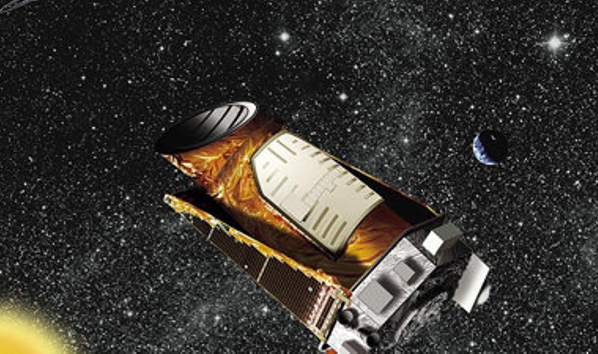 Kunstniku nägemus Kepleri kosmoseteleskoobist. Wikimedia Commons
