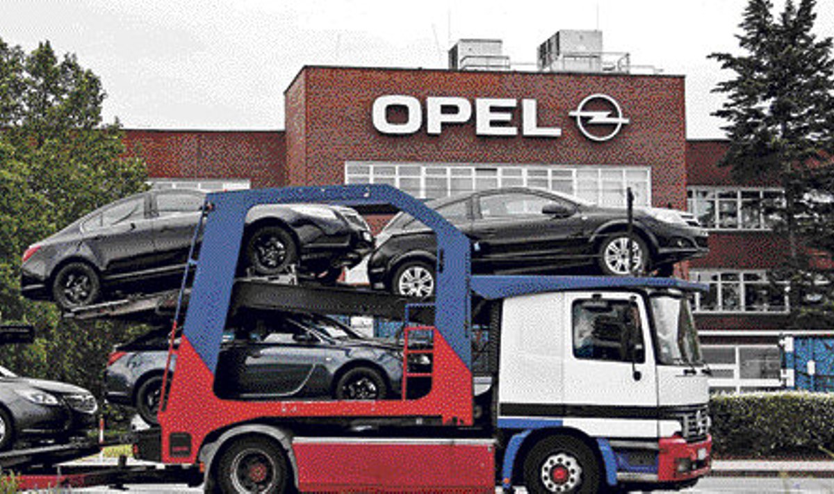 Koormatäis Opeleid lahkub autotehasest Saksamaal Rüsselsheimis. Selles linnas valmistati esimene auto juba 1898. aastal. 