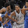 VIDEO: Kawhi Leonard ja Spurs jätkavad ülivõimsalt, NBA kolmikduublirekord purunes
