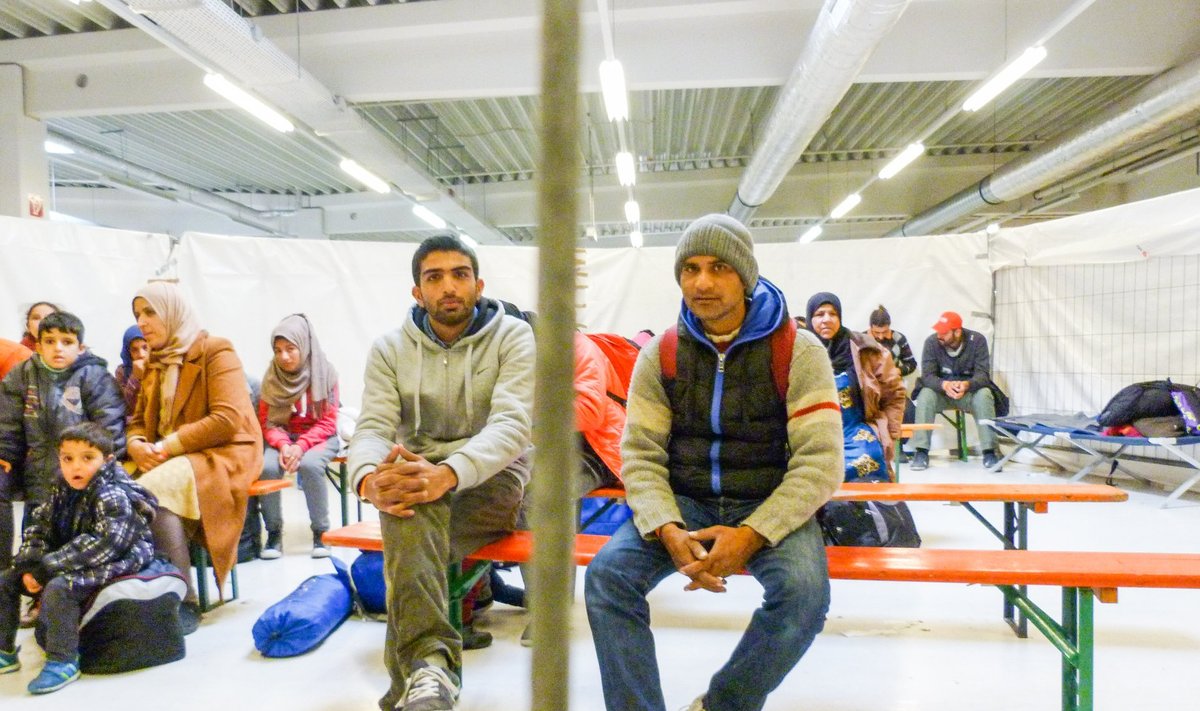 Põgenikud Saksa-Austra piiril