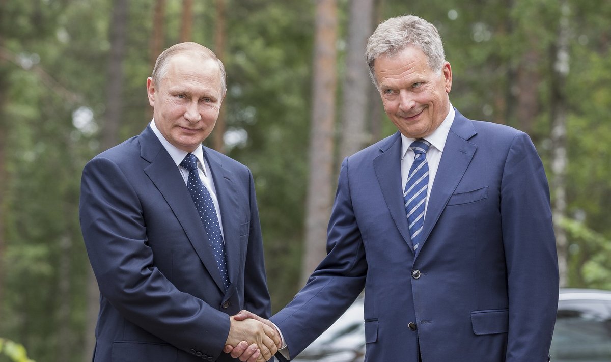 Venemaa president Vladimir Putin ja Soome riigipea Sauli Niinistö