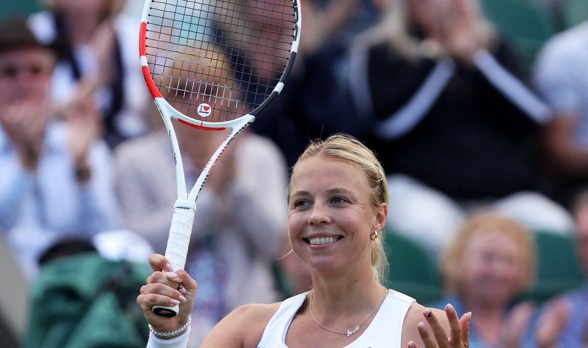 Anett Kontaveit lõpetas Wimbledonis kahekuulise võidupõua.