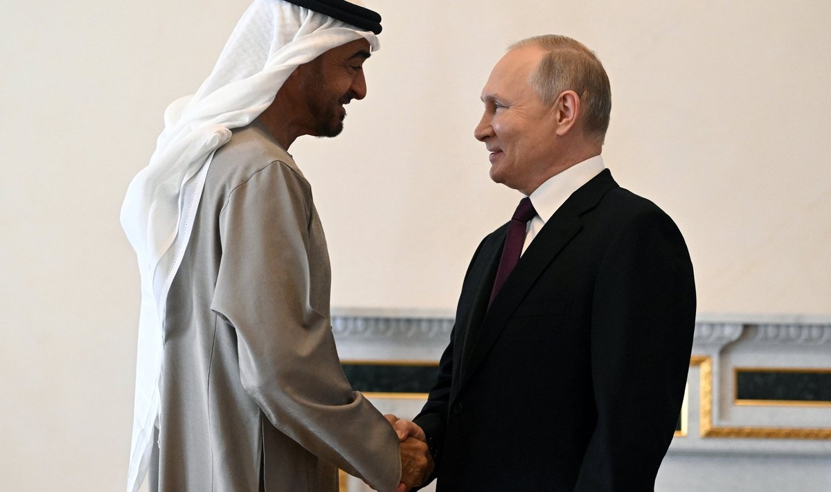 AÜE president Mohamed bin Zayed Al Nahyan kohtus oktoobris Vladimir Putiniga.