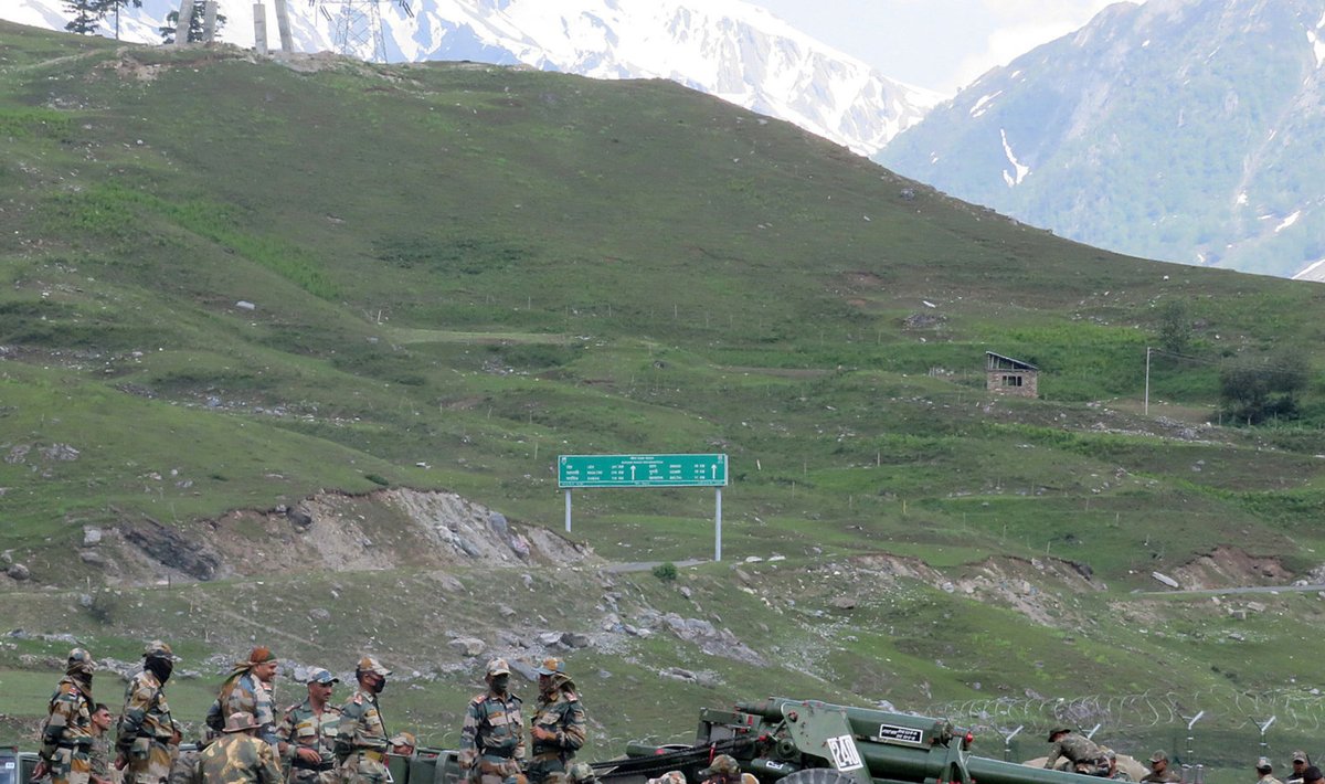 India sõdurid eile piirialadel Ladakhis