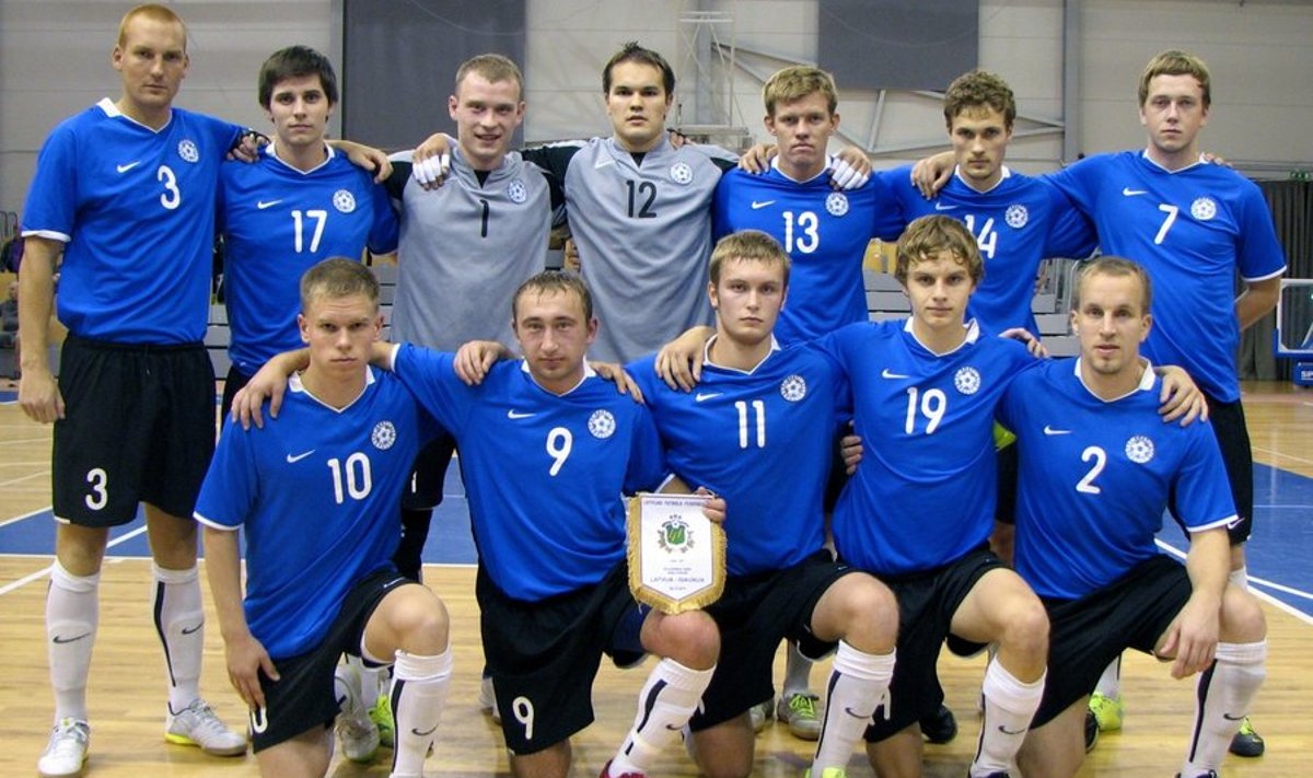 Eesti saalijalgpallikoondis, Foto: EJL