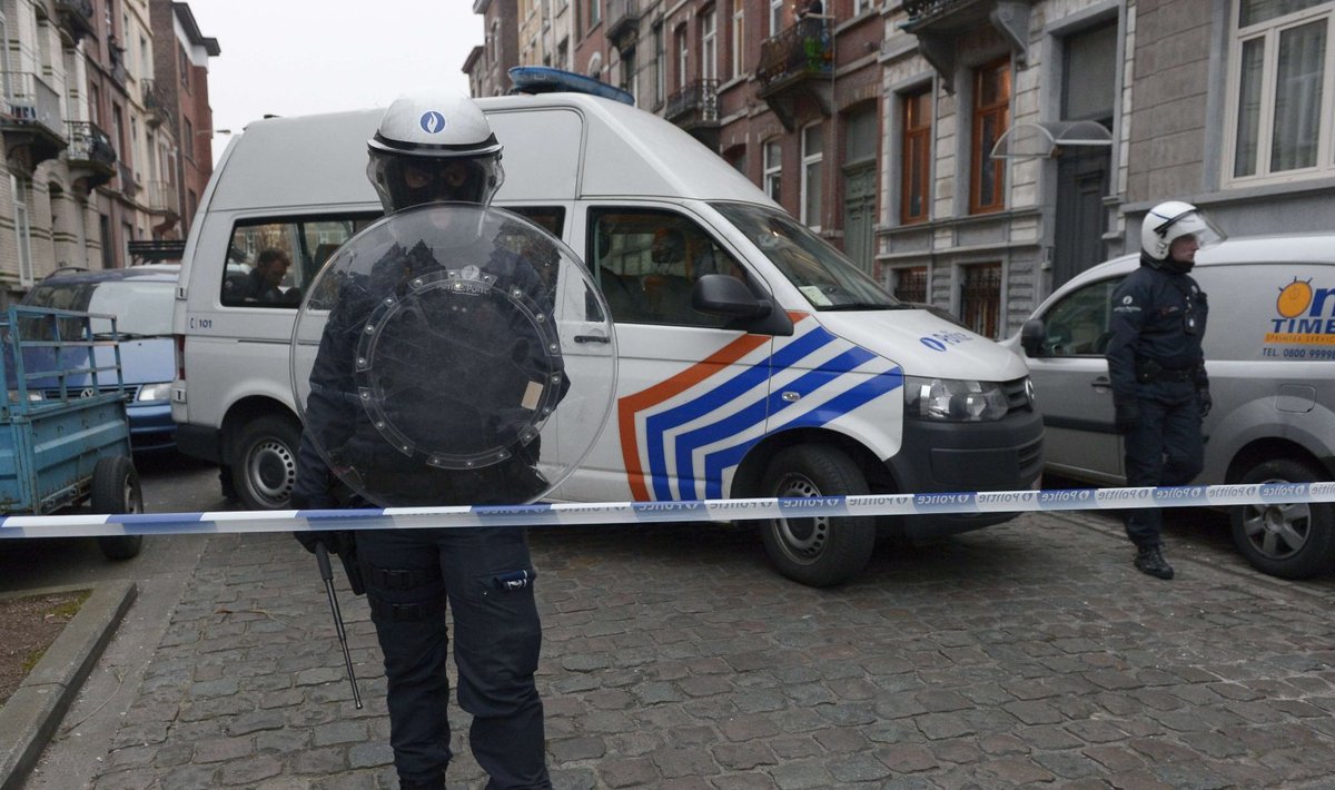 Belgia politsei 2016. aasta märtsis Salah Abdeslamile jahti pidamas