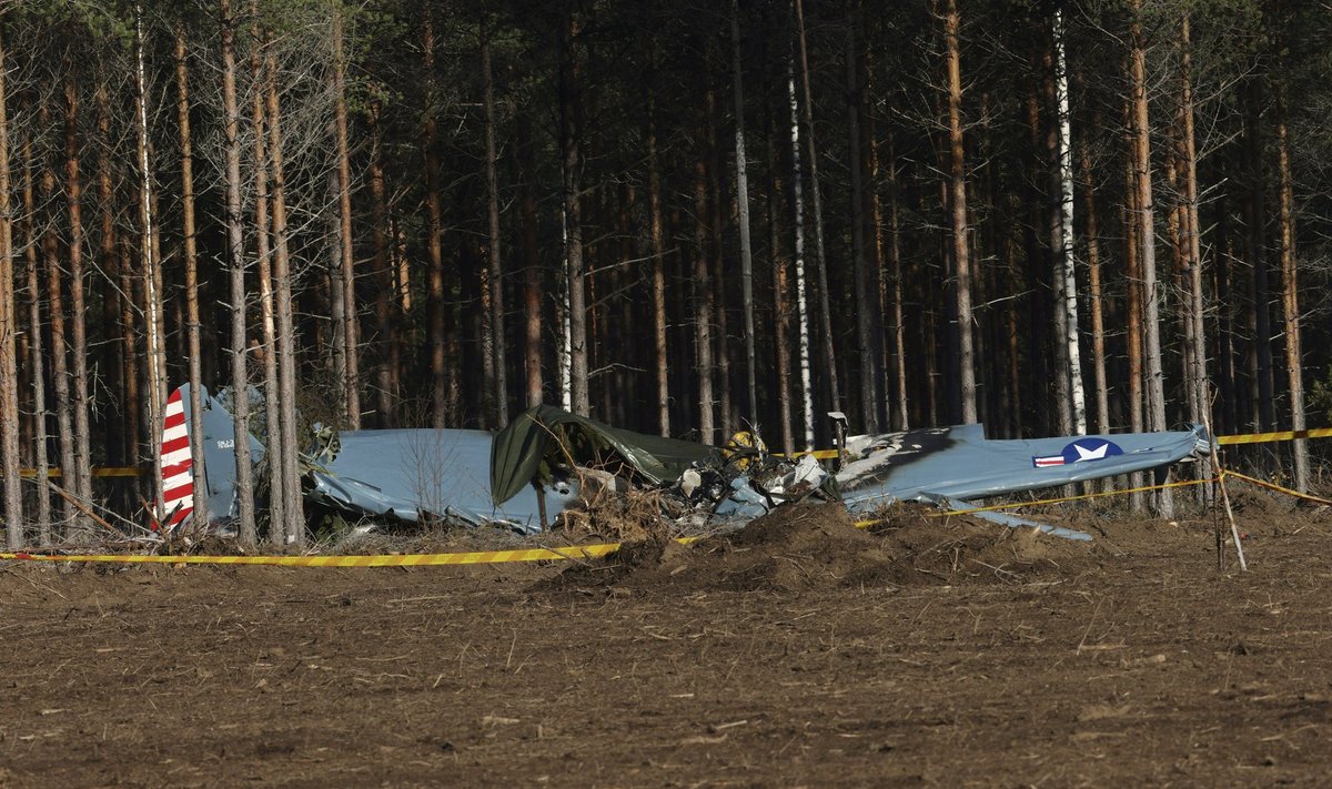 Õnnetusse sattunud lennuk Soomes