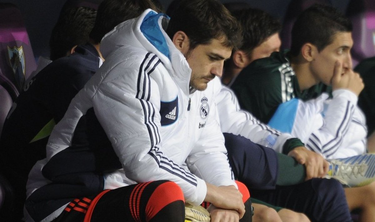 Iker Casillas on viimastel kuudel istunud varumeestepingil.