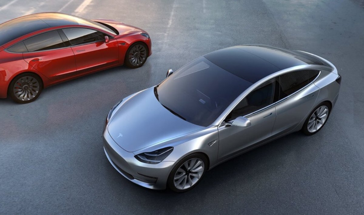 Tesla Model 3-ed. (Foto: tootja)
