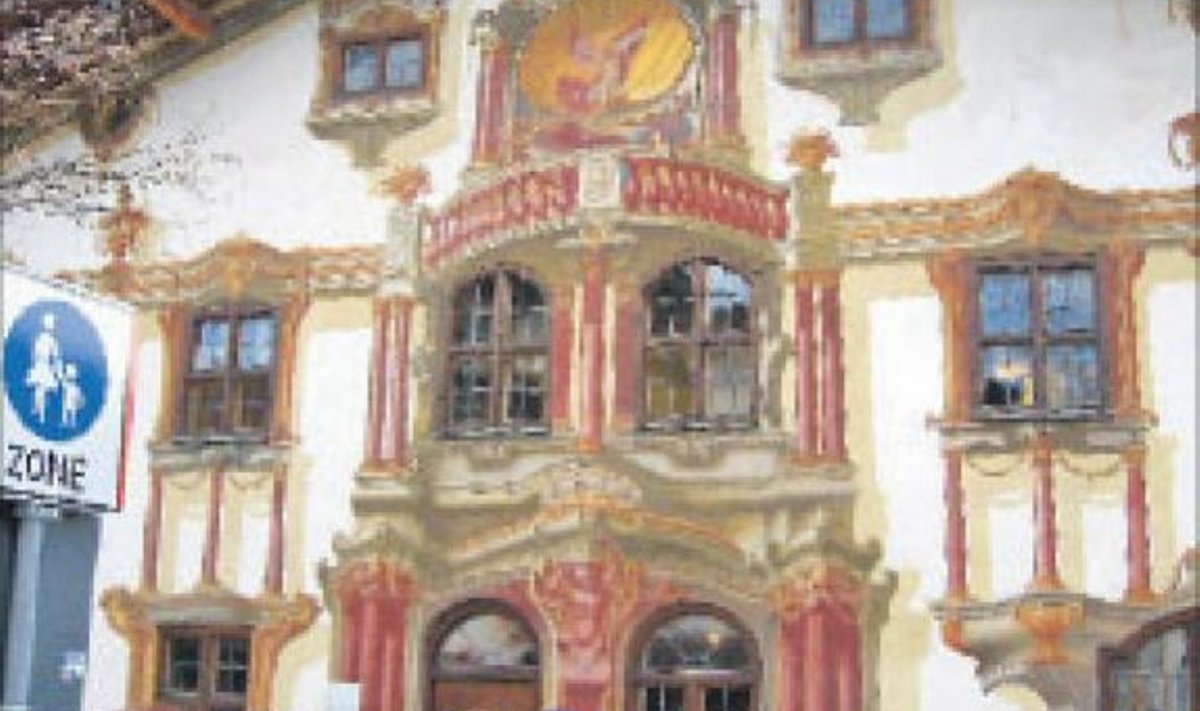 Oberammergau küla kuulsad maalingud – Lüftmalerei’d.