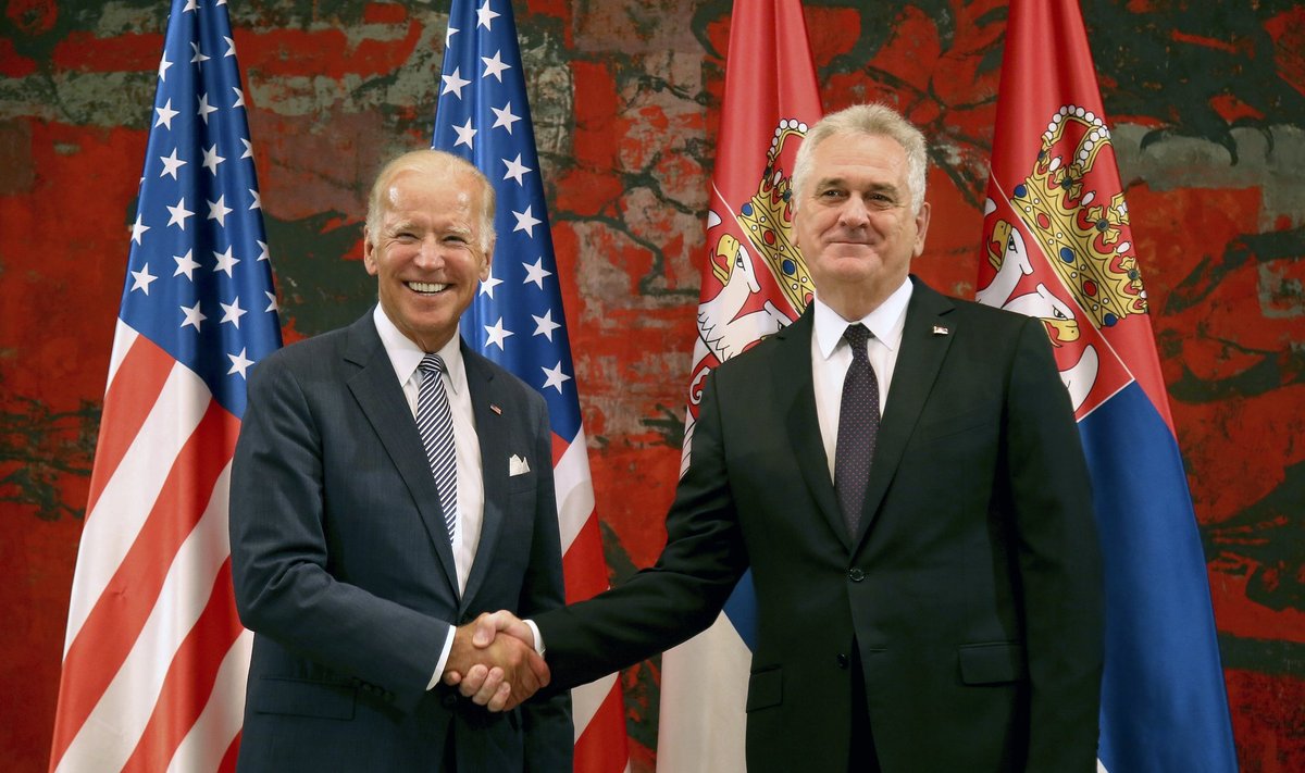 Joe Biden ja Tomislav Nikolic 