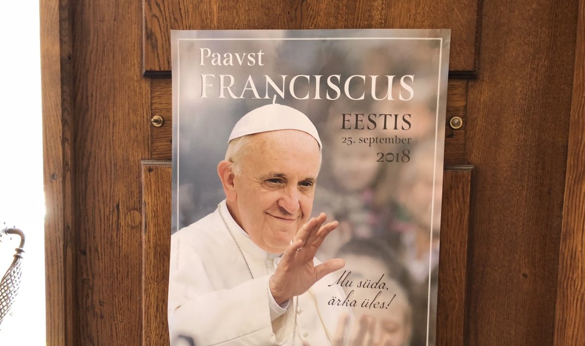 Paavst Franciscus tuleb Eestisse 25. septembril.