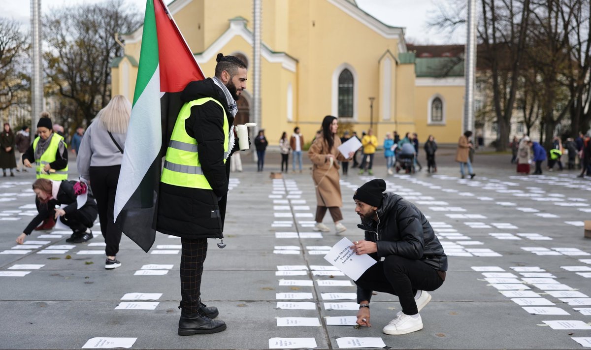 Palestiina protest Tallinnas
