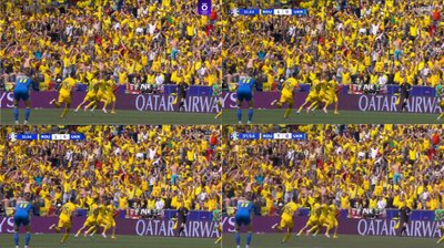 Скриншоты трансляций матча Румыния — Украина