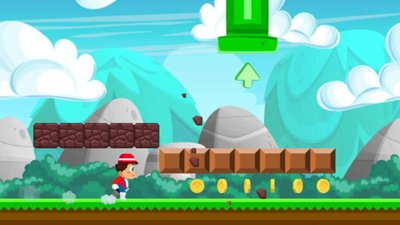Super Mario Runi lubamatu kloon Super Plumber Run (ekraanitõmmis)