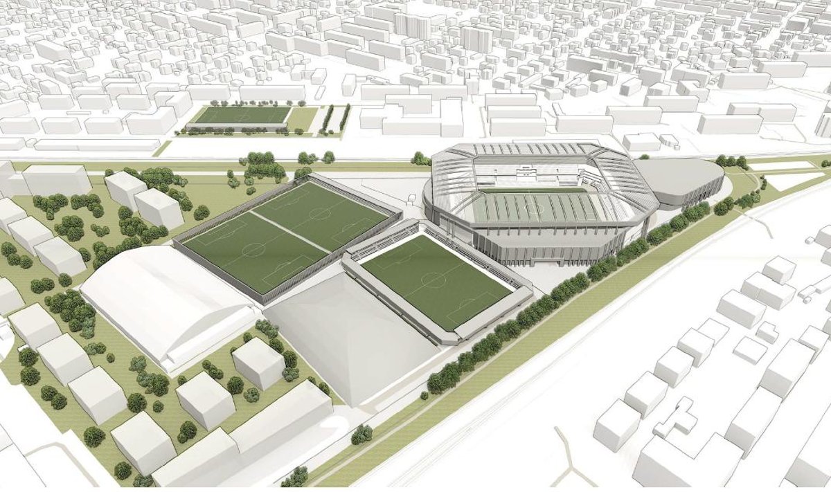 Футбольный комплекс Лиллекюла в будущем может выглядеть так.