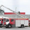 Süttis Talleggi tootmishoone katus, põleng kustutati pulberkustutiga