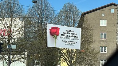FOTO | Kes tegi Nastjale haiget? Tallinna tänavat kaunistab järjekordne andestust paluv plakat