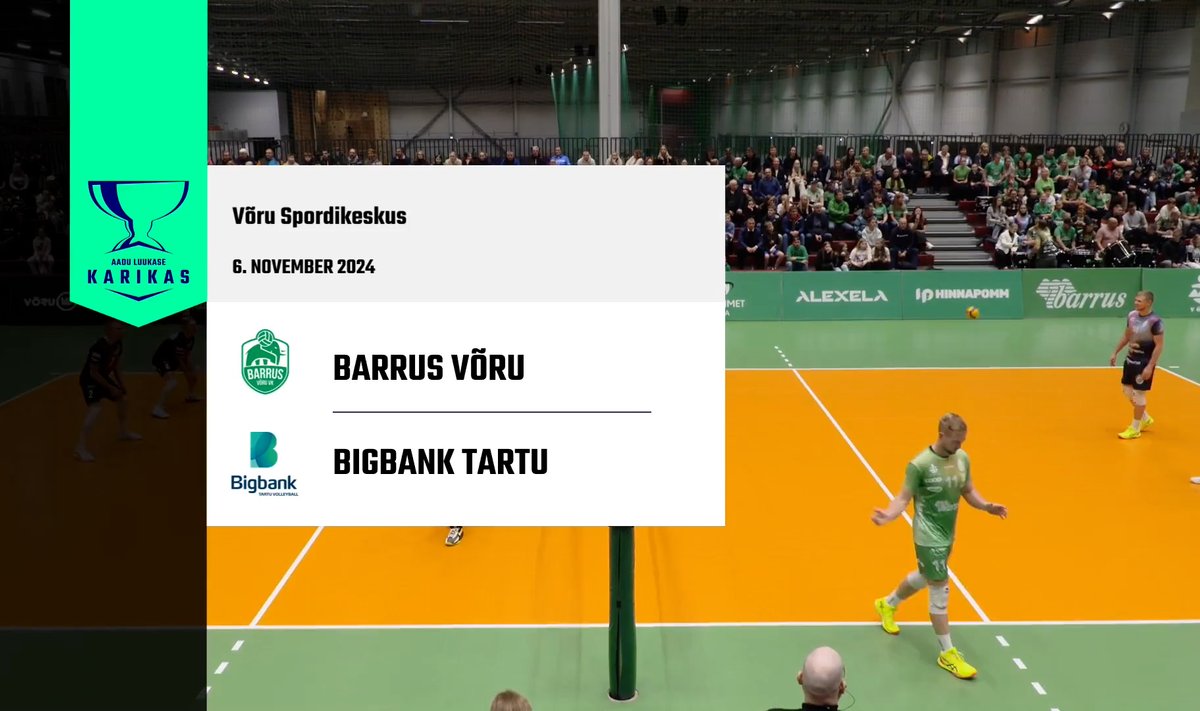 Barrus Võru VK - BIGBANK Tartu