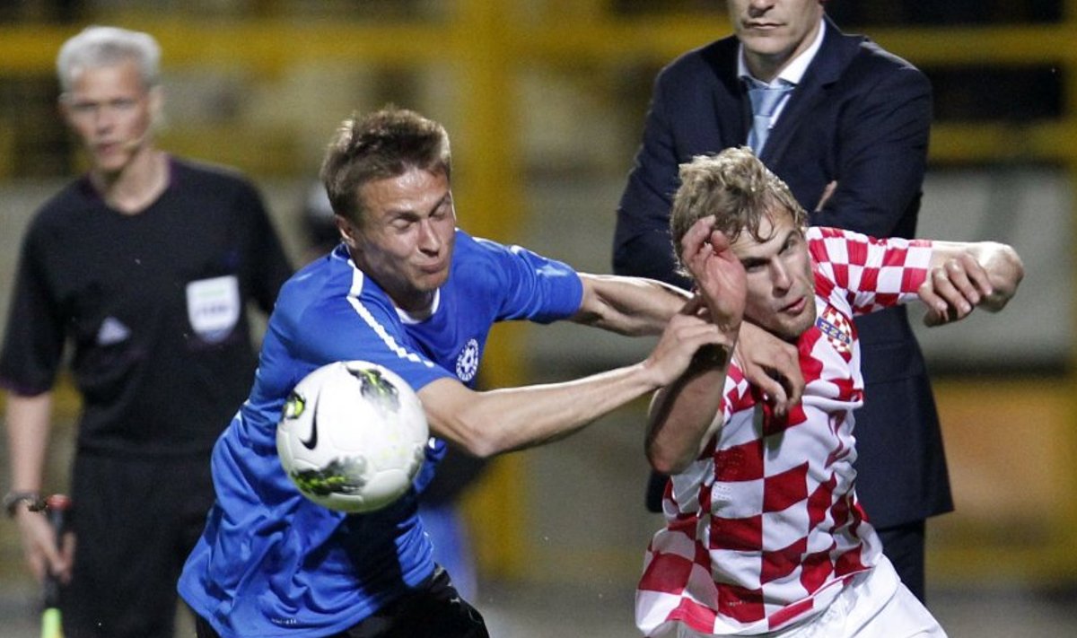Gert Kams 2012. aastal mängus Horvaatia vastu.