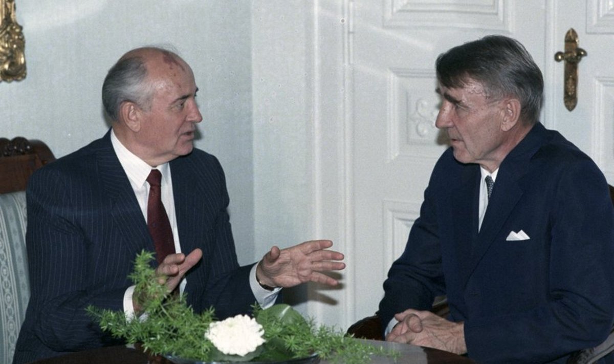 NL liider Gorbatšov ja Soome president Koivisto