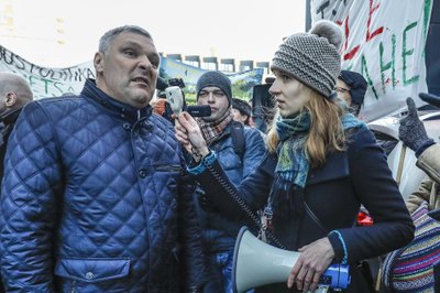 Metsakaitsjate protestiüritus Tallinnas
