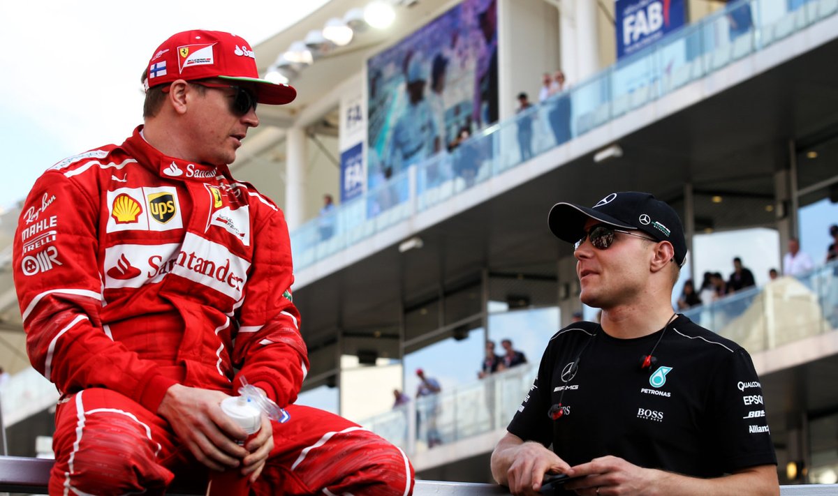 Kimi Räikkönen ja Valtteri Bottas 2018. aastal.