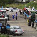 VIDEO: Traktoritega Moskvasse sõitnud põllumehed pidid politsei ahistamise tõttu teekonna lõpetama