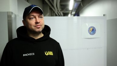 ВИДЕО | Главный тренер сборной Украины по хоккею: мы вам белой завистью завидуем - у вас такой шикарный хоккейный стадион