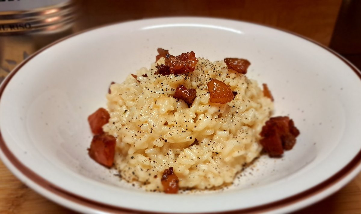 Risotto alla carbonara