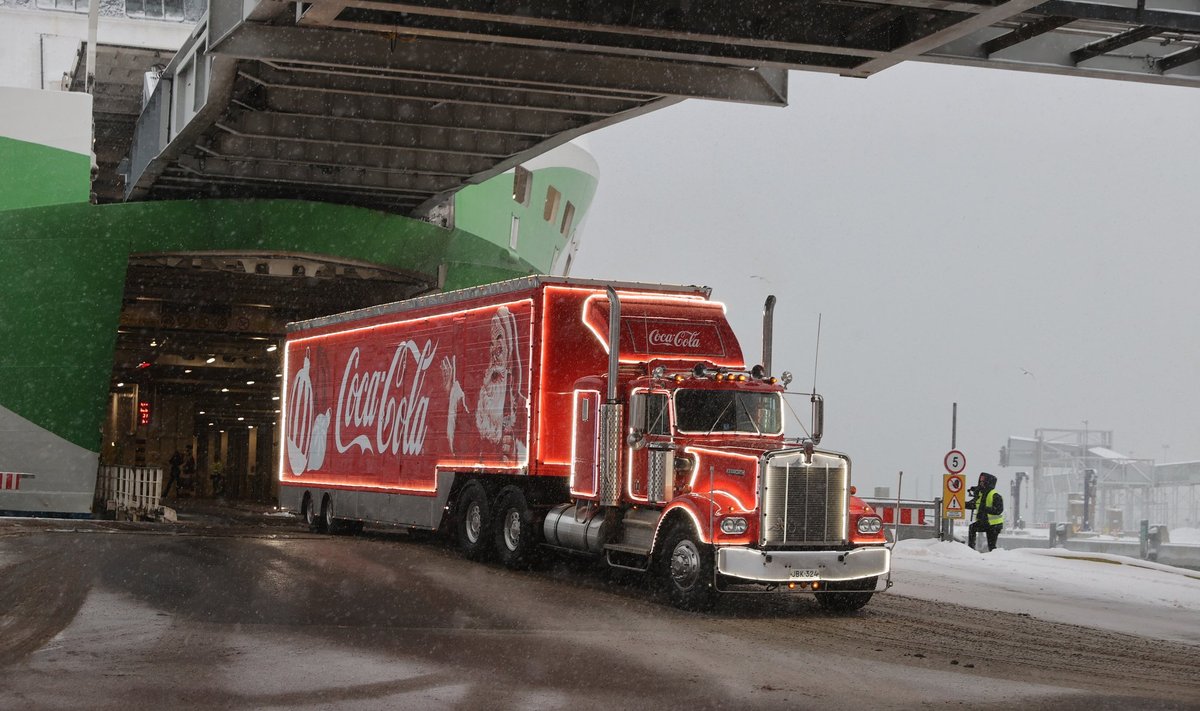 Coca-Cola karavan Tallinnas