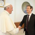 Папа римский встретился с основателем Facebook Марком Цукербергом