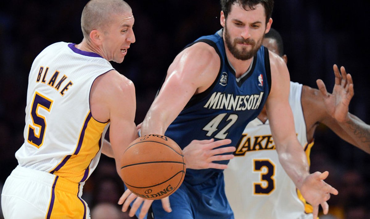 Kevin Love, Minnesota mängus Lakersiga