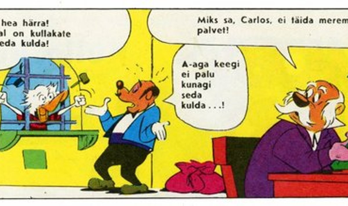 MINU ESIMENE DEVALVEERIMISÕPIK: 1973. aastal ilmus Eesti NSVs Disney koomiksiraamat “Piilupart, Miki ja teised”, mis sisaldab juttu “Kulla kuma”. Selles räägiti, kuidas Montroovia saare raha kaotas oma väärtuse. Mina pisikese poisina ei mõistnud mitte kuidagi, kuidas saab raha väärtust kaotada, rubla jääb ikka rublaks.