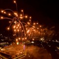 ВИДЕО С ДРОНА | Красота! Новогодний фейерверк озарил небо над крепостью Раквере