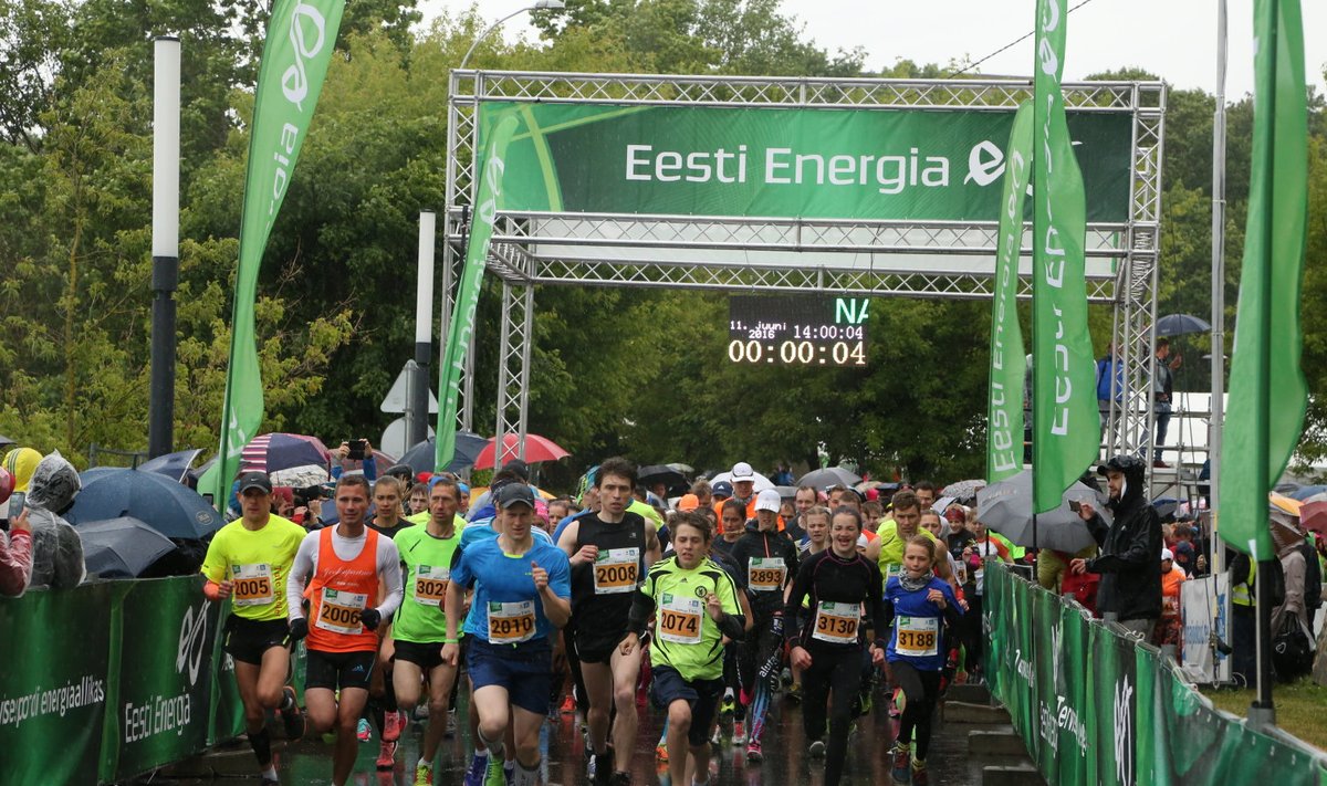 Narva Energiajooks 2016 7 km start