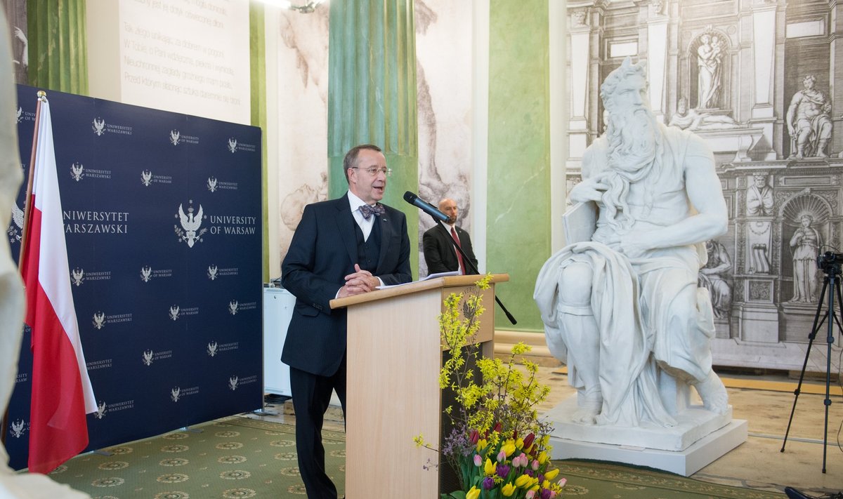 President Toomas Hendrik Ilvese loeng Varssavi Ülikoolis