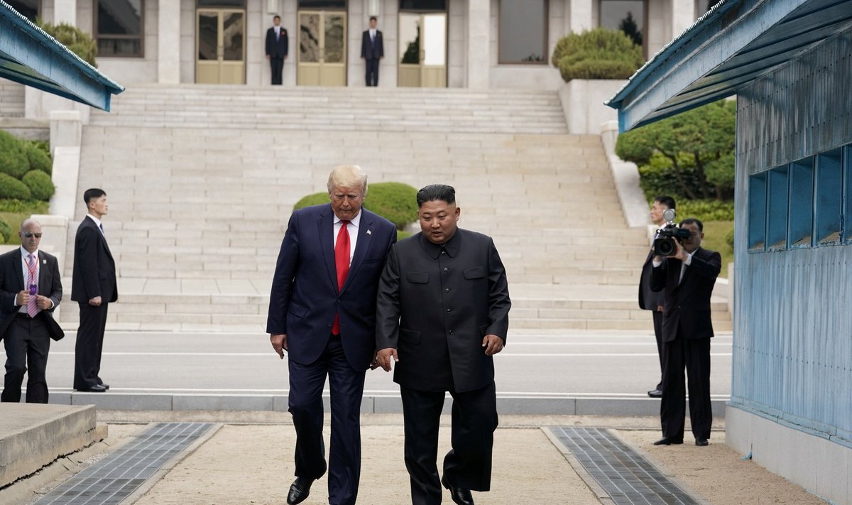 Donald Trump ja Kim Jong-un Koreade piiril