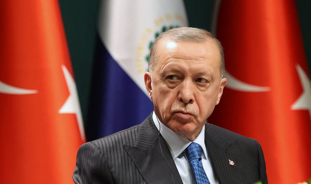 VAATAB PUTINIT LÄBI SÕBRA SILMADE: Türgi president Recep Tayyip Erdoğan annab läänele verbaalselt pasunasse, kuid väldib kritiseerimast Venemaad ja Putinit.