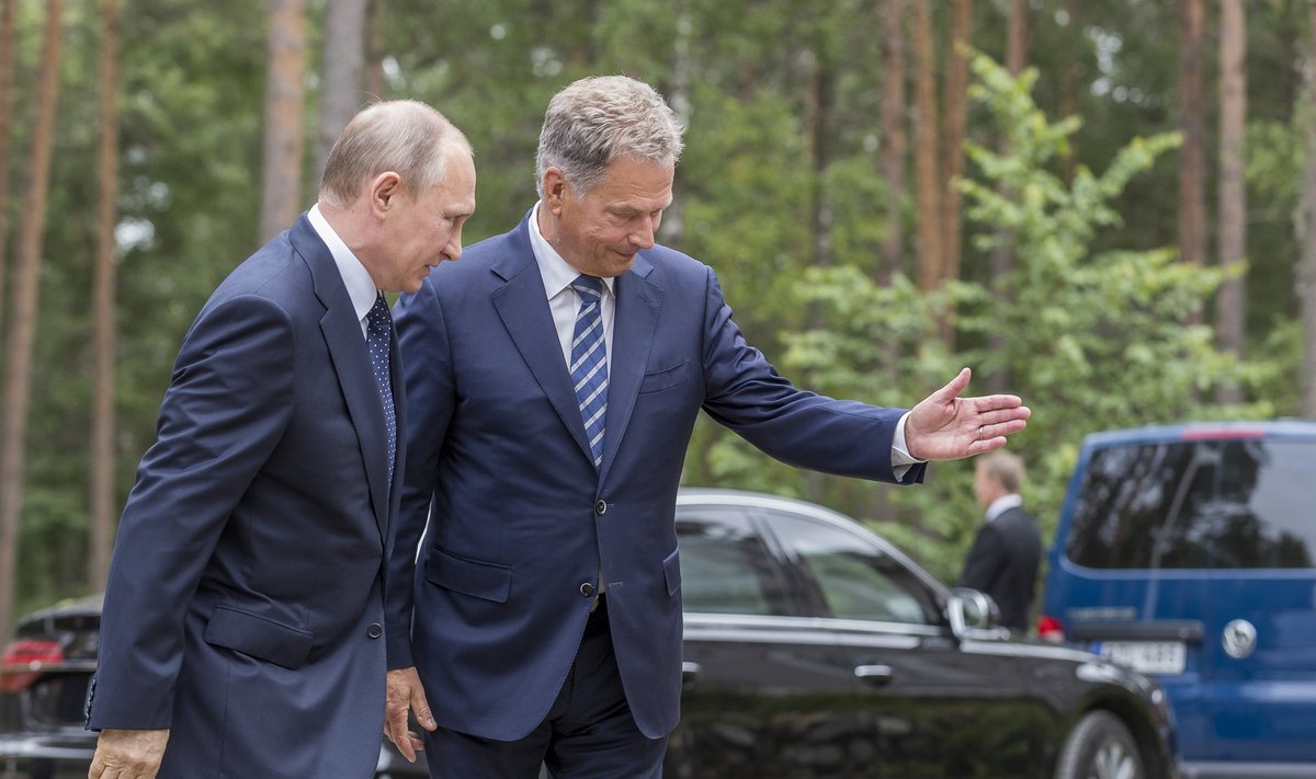 Soome riigipea Sauli Niinistö võõrustas Venemaa president Vladimir Putinit viimati möödunud suvel