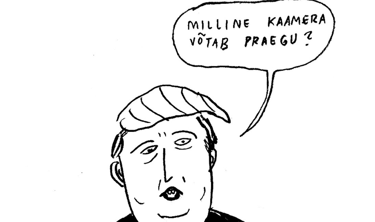 Liisa Kruusmägi & Janno Pikkat, kes teevad naljapiltidega särke (www.awstuff.xyz), pakuvad, mis Trumpi kõige rohkem huvitab.