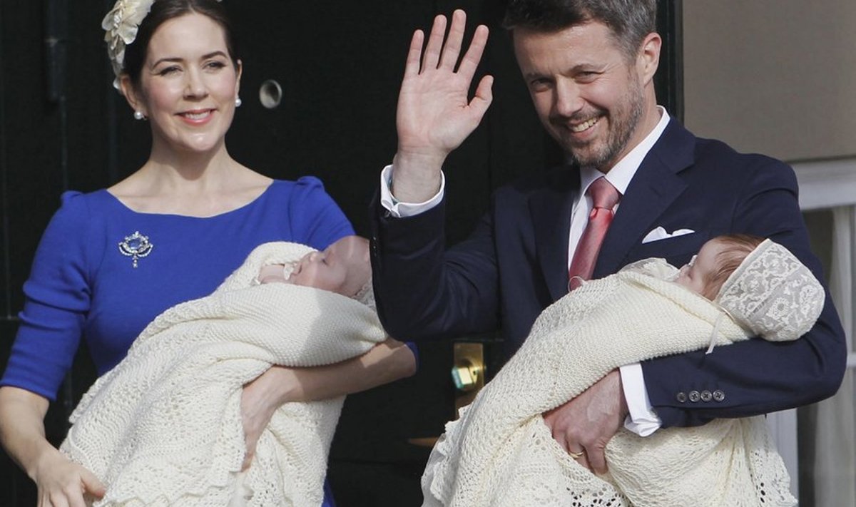Taani kuningliku pere kaksikud. Foto: Andrian Joachim, AP