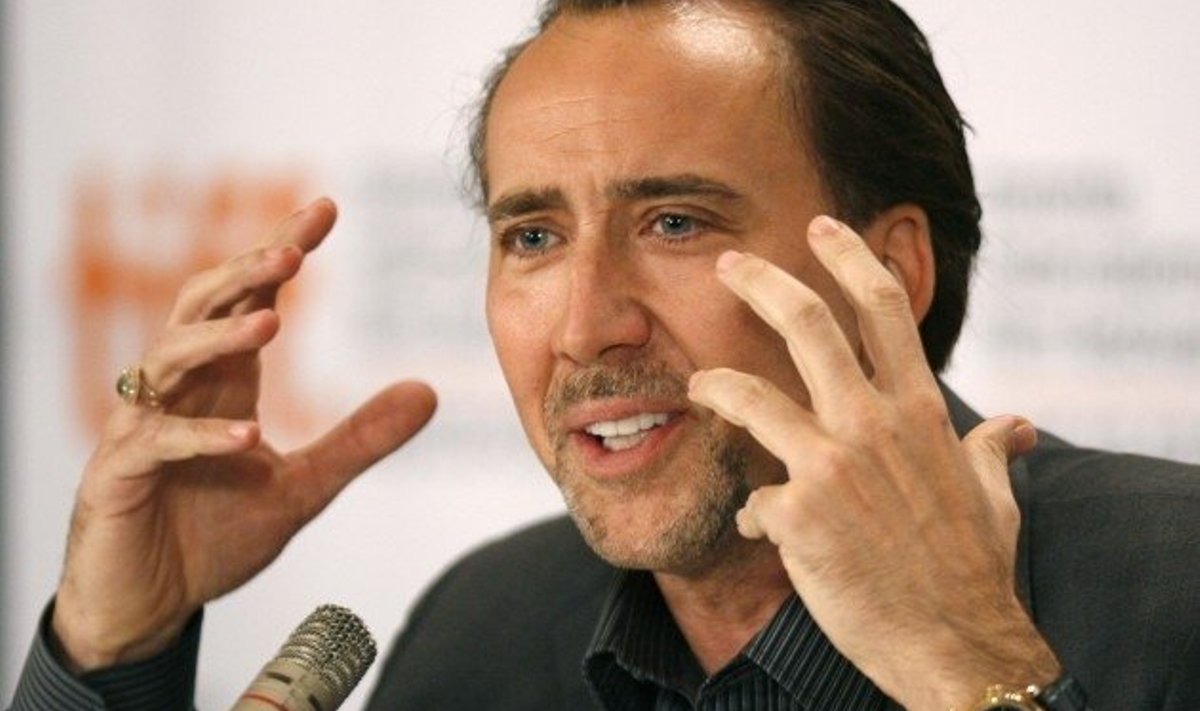 Nicolas Cage astub üles uues autofilmis. Foto Mike Cassese, Reuters