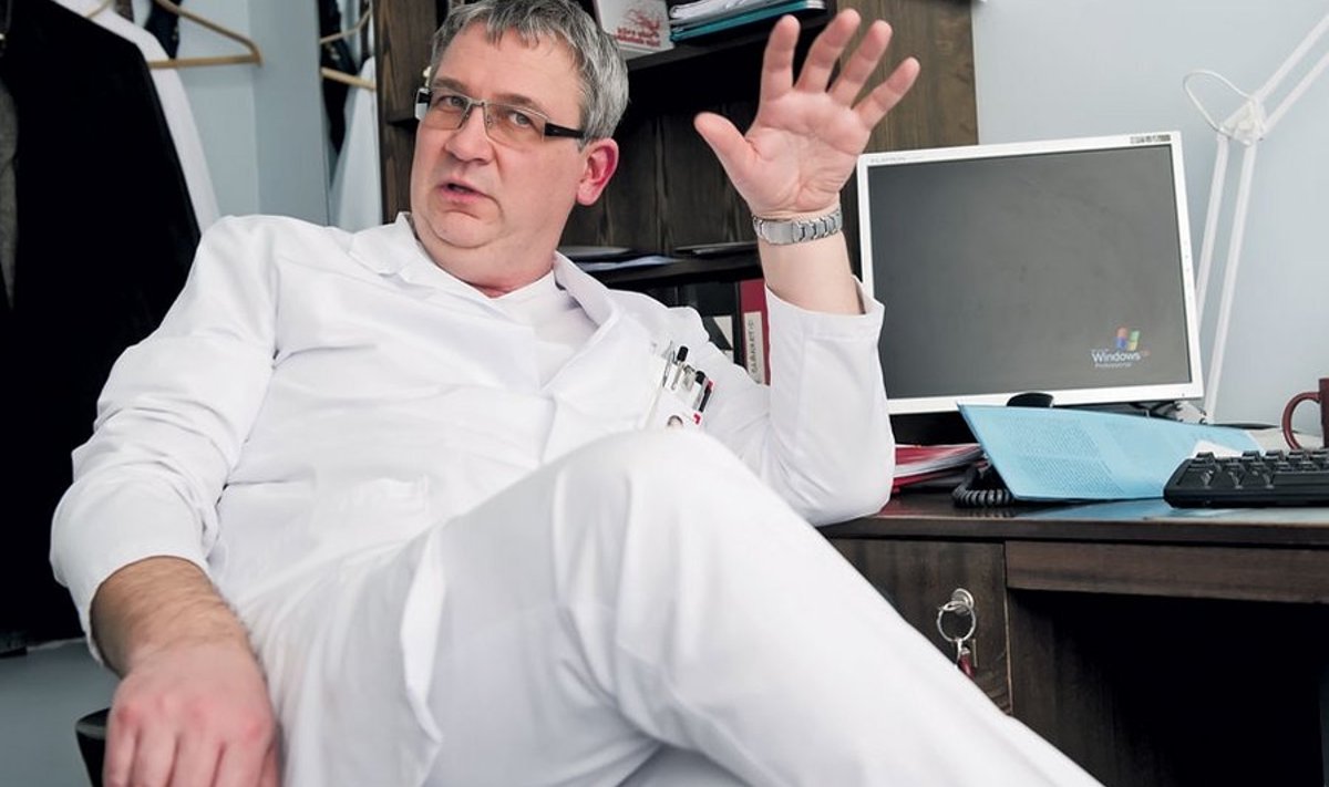 Doktor Andrus Kreisi paneb imestama, kui napp on keskmise inimese terviseteadlikkus. Foto: Rauno Volmar