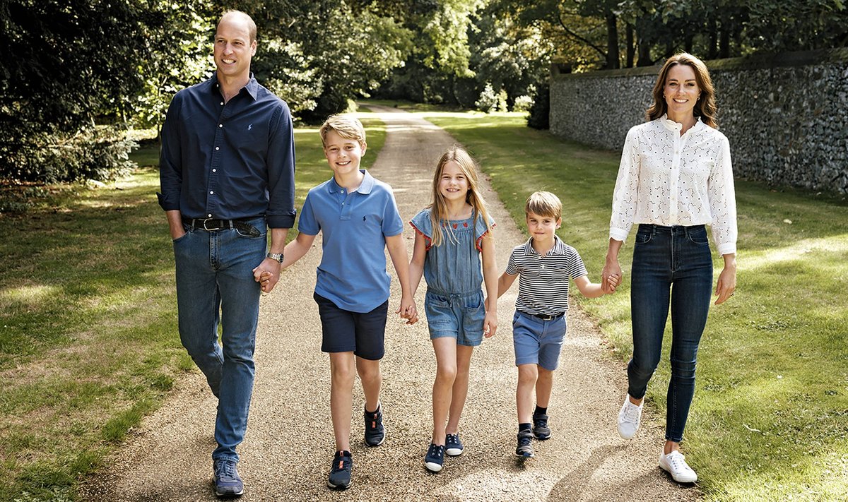 The Prince and Princess of Wales Christmas Card