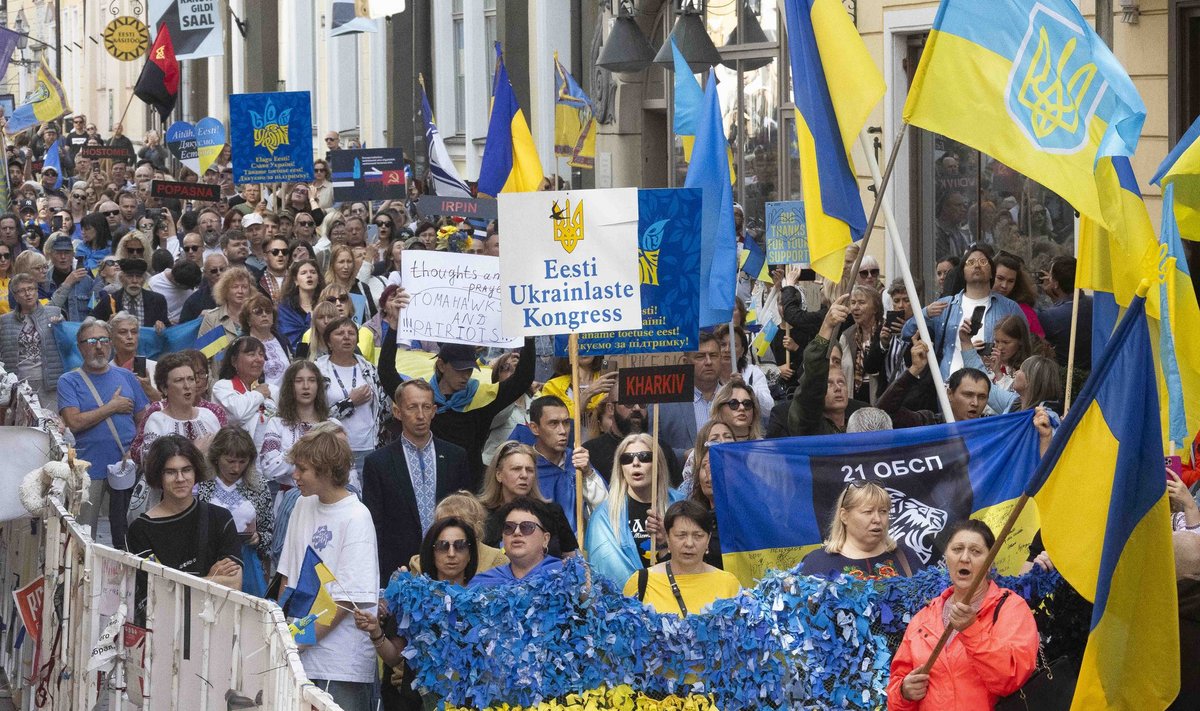 Tänurongkäik "Au Ukrainale! Elagu Eesti!“