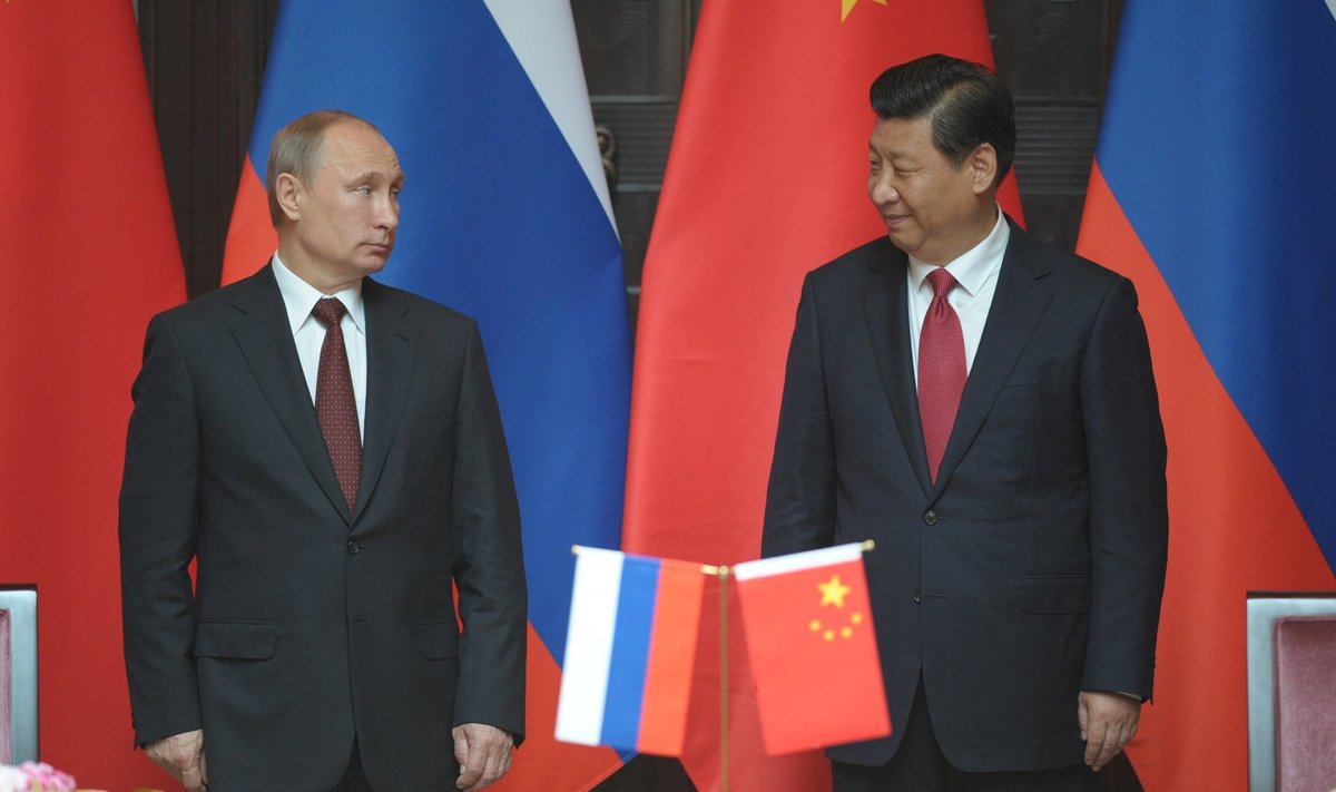Vladimir Putin ja Xi Jinping