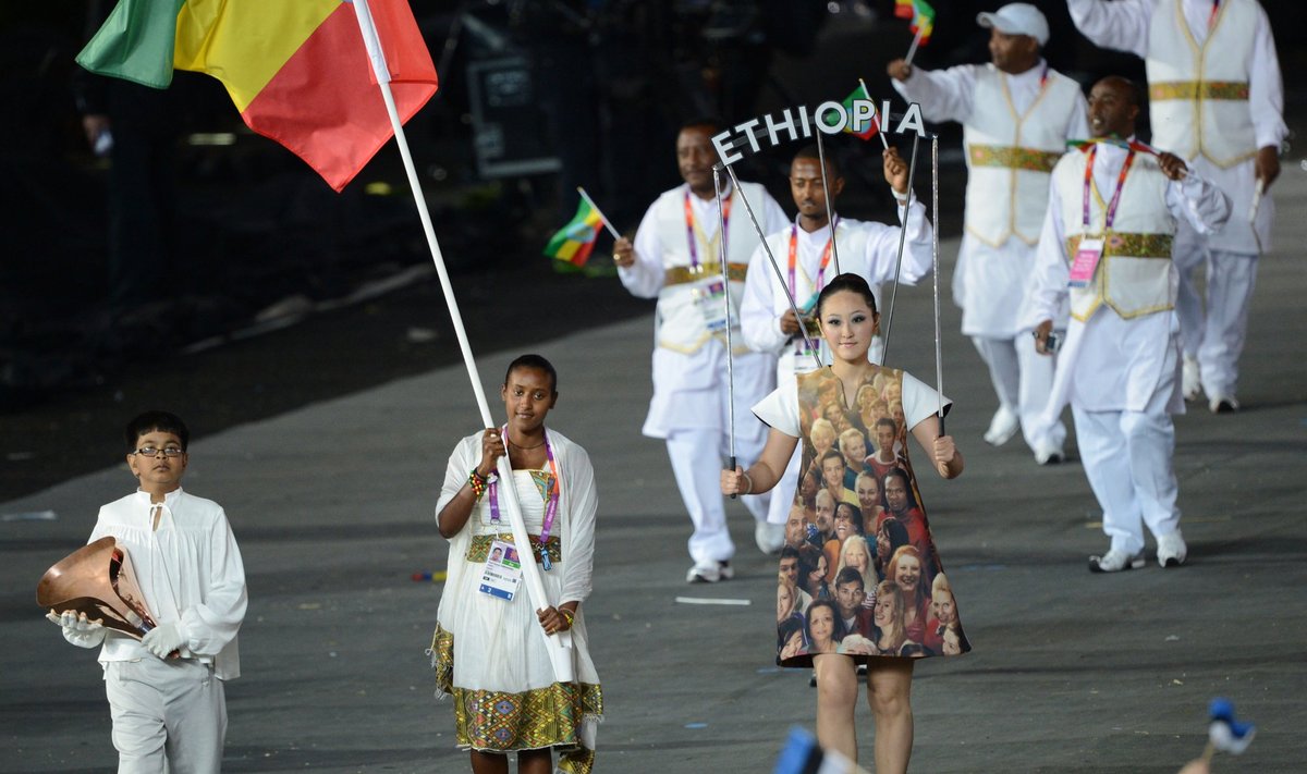 Etioopia sportlased Londonis
